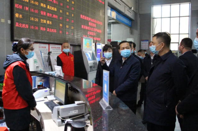 一線報(bào)道 || 九江市委常委、宣傳部部長孫金淼督查九江長途汽車站文明創(chuàng)建工作