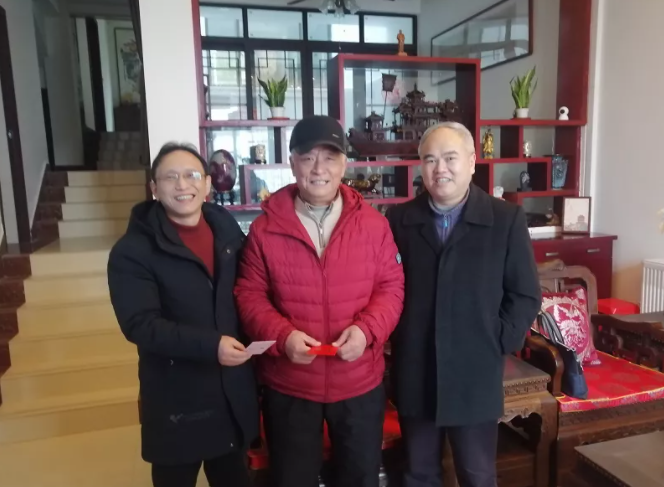 戴豪贛、劉志堅(jiān)一行走訪慰問公司老黨員、老干部