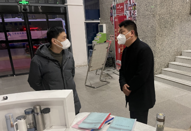 黃俊督導南昌地區(qū)各單位夜間值班值守和崗位責任落實情況