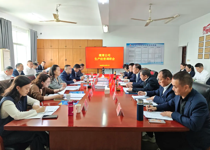 劉磊一行深入鷹潭公司開展生產調研